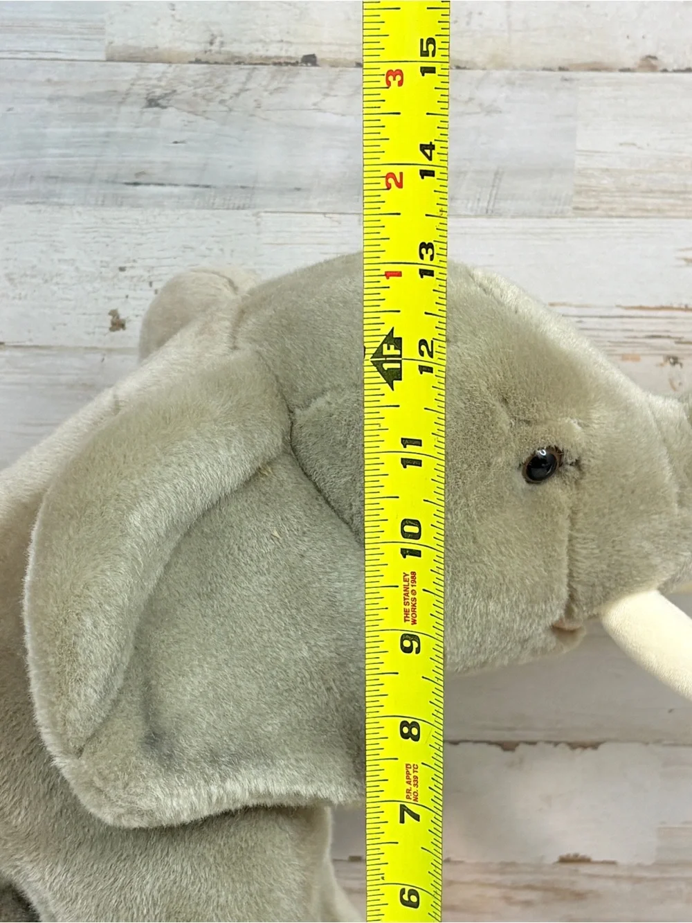 2013 FAO Schwarz Toys “R” Us Big Sitting Elephant Plush Stuffed Animal